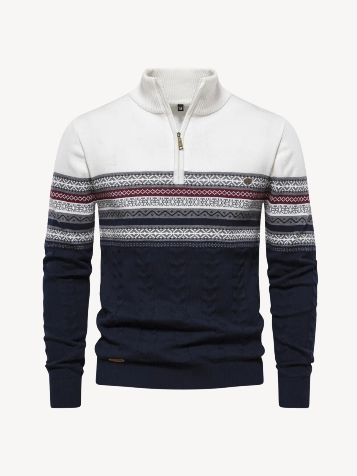 CASIMIRO - PULLOVER WITH HALF ZIP