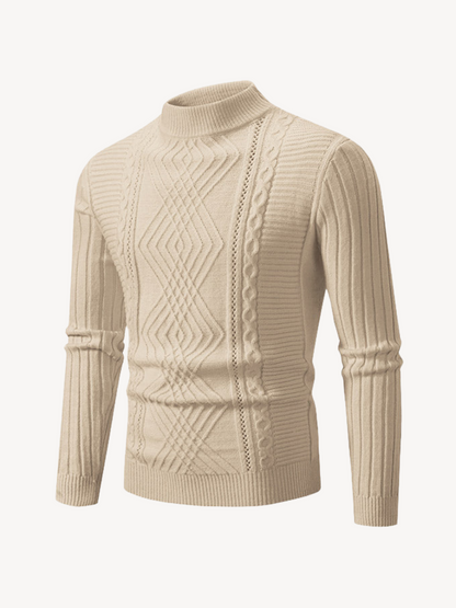 ARMANDO - GEOMETRIC DESIGN SWEATER