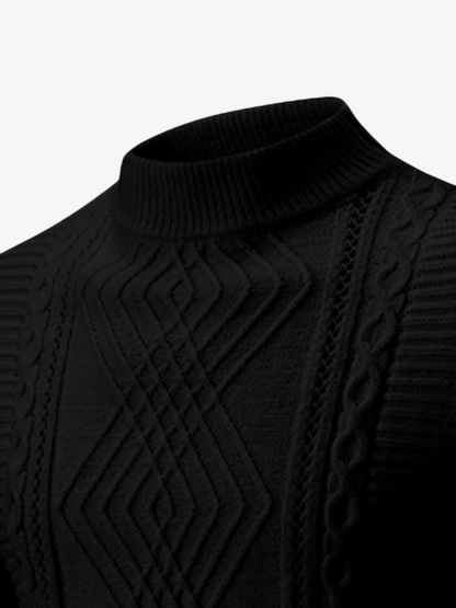 ARMANDO - GEOMETRIC DESIGN SWEATER