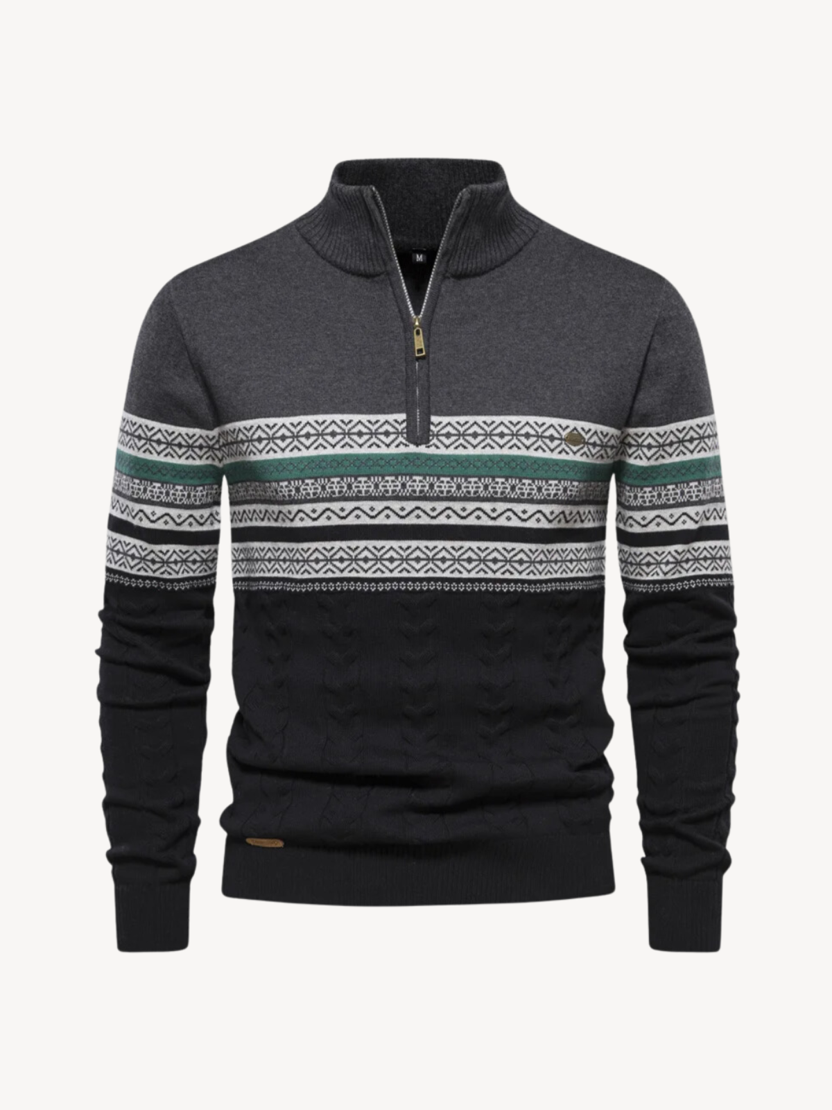 CASIMIRO - PULLOVER WITH HALF ZIP