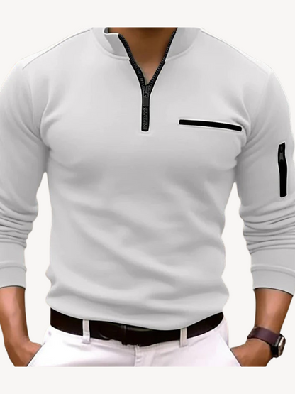 COSTANZO - LONG-SLEEVE POLO SHIRT