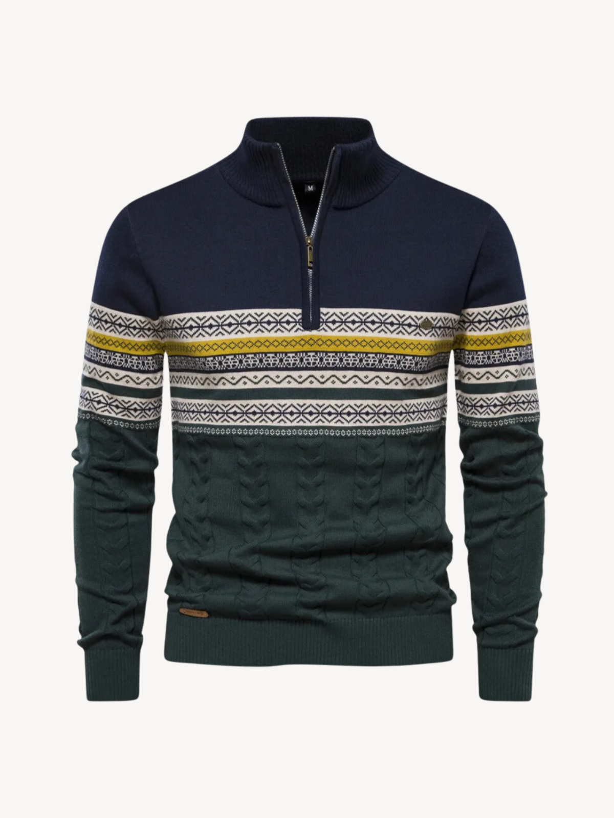 CASIMIRO - PULLOVER WITH HALF ZIP