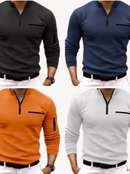 COSTANZO - LONG-SLEEVE POLO SHIRT