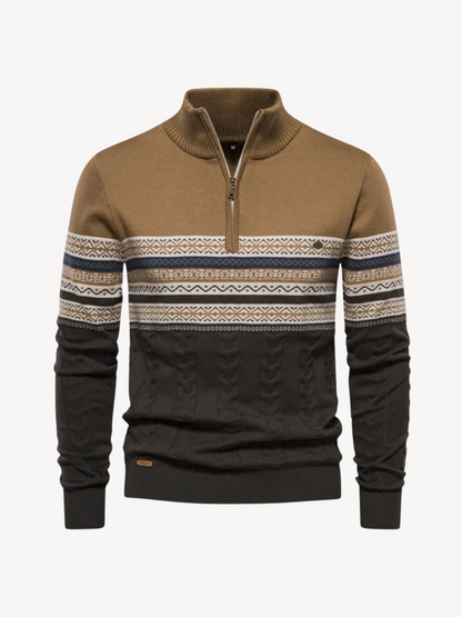 CASIMIRO - PULLOVER WITH HALF ZIP