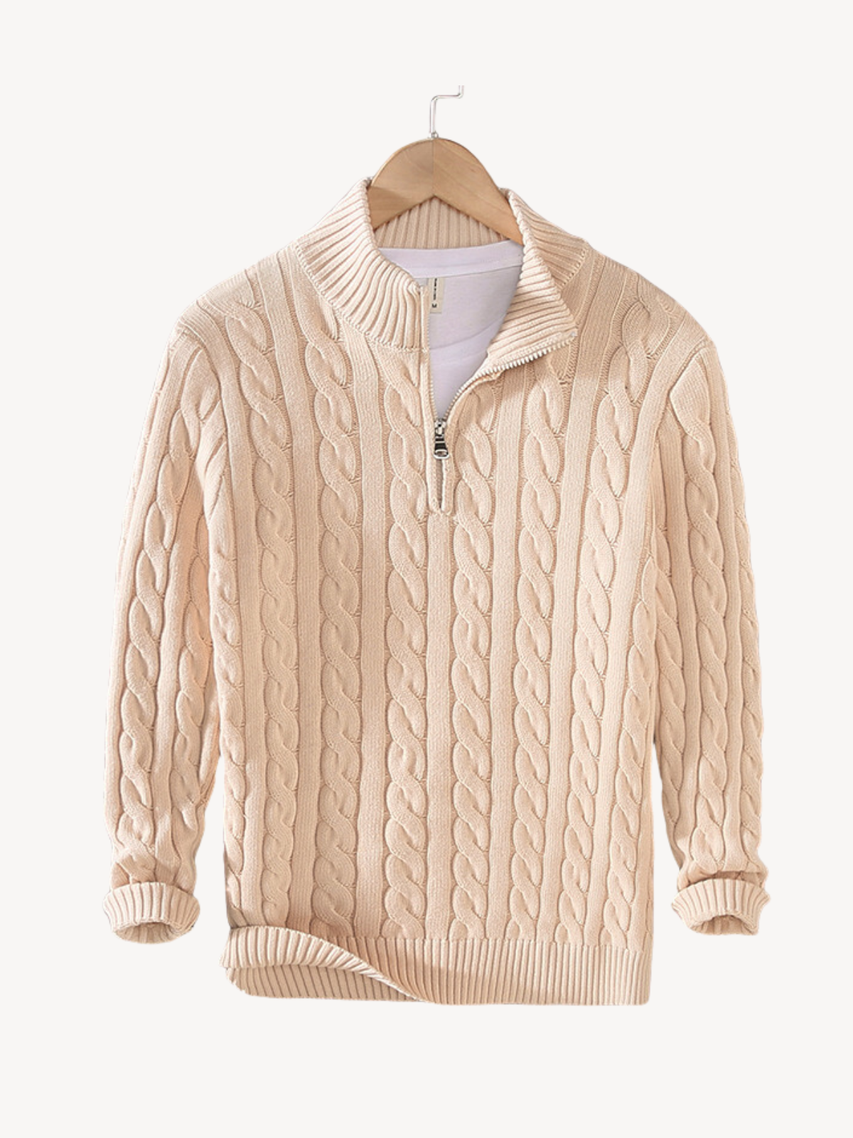 NICOLO - HALF-ZIP SWEATER