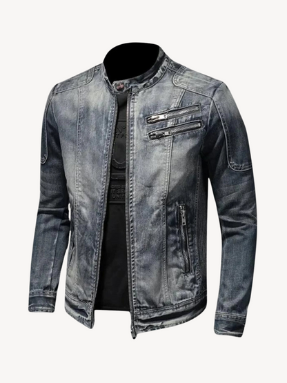 EUSEBIO - JEANS BIKER JACKET